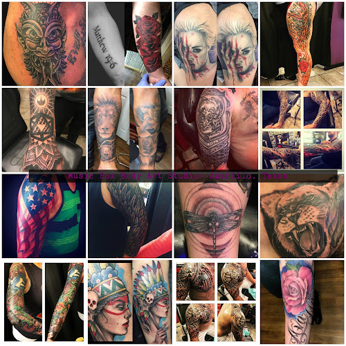 Music Box Body Art Studio tattoo shop in Amarillo, Texas