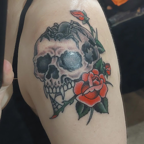 The Crimson Panther tattoo shop in Amarillo, Texas