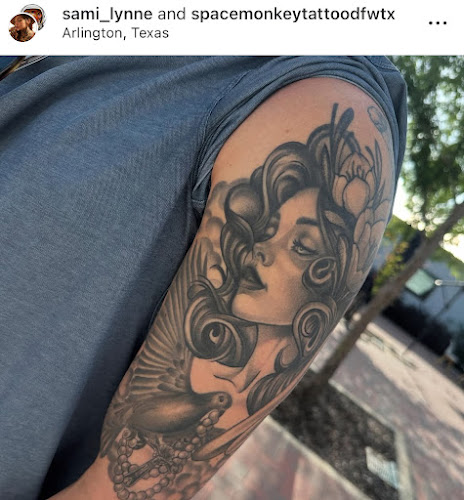 Space Monkey Tattoo tattoo shop in Arlington, Texas