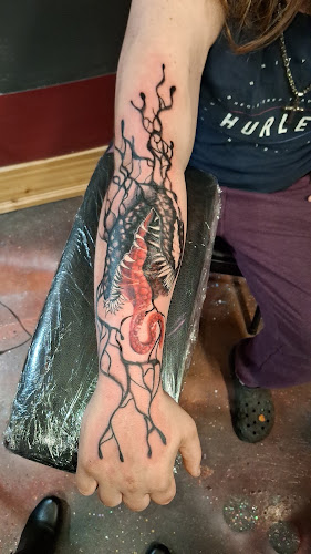 The Savage Patch tattoo shop in Bessemer, Alabama