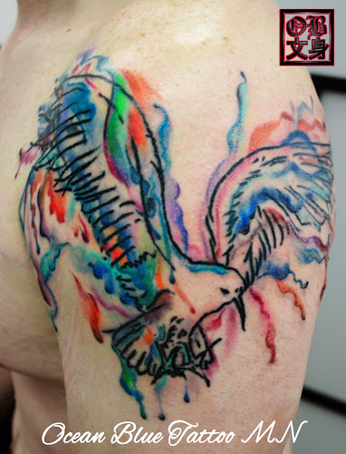 Ocean Blue Tattoo & Art Studio tattoo shop in Bloomington, Minnesota