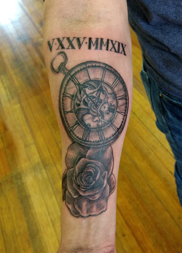 Carl Hesse's World Famous Tattoos tattoo shop in Blossburg, Pennsylvania