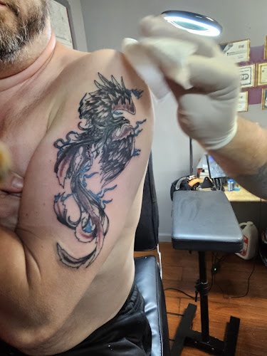 SON'S OF MAYHEM MC tattoo shop in Brooklyn, New York