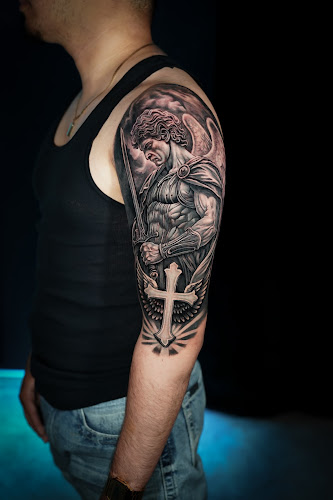 Saekone tattoo artist tattoo shop in Dallas, Texas