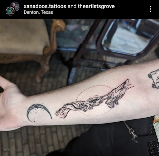 The Artists' Grove LLC tattoo shop in Denton, Texas