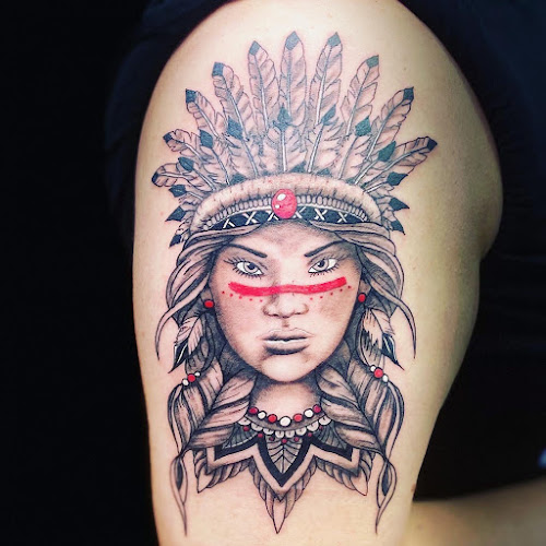 The Wicked Clover tattoo shop in Dublin, Texas