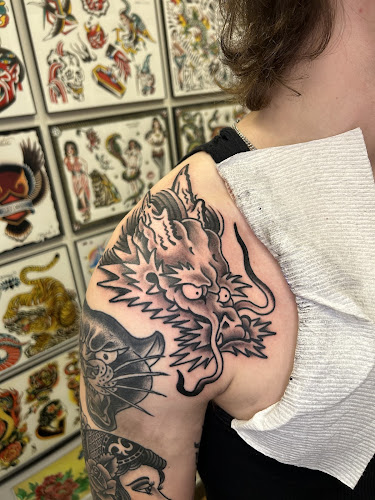 Rare Scum tattoo shop in Durand, Illinois