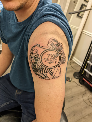 The Crimson Deer Tattoo Studio tattoo shop in Falls Church, Virginia