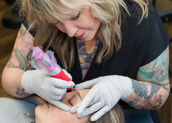 Beauty and the Brow tattoo shop in Feeding Hills, Massachusetts