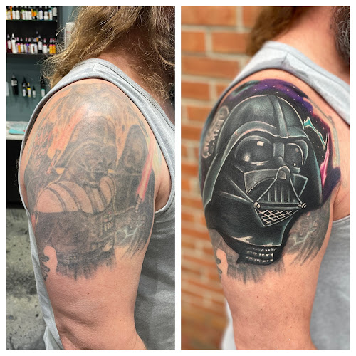 Tattoos by Jerad tattoo shop in Flint, Michigan