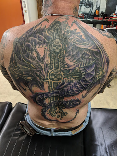 Texas Tattoos and Art Gallery tattoo shop in Greenville, Texas