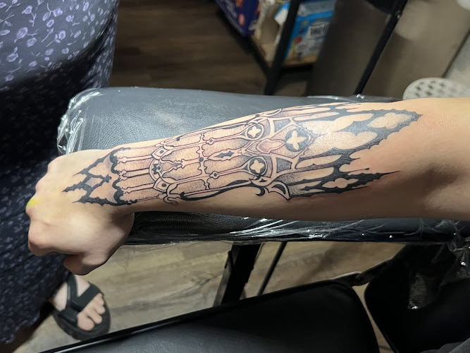 The Odd Parlor tattoo shop in Harrisburg, Pennsylvania