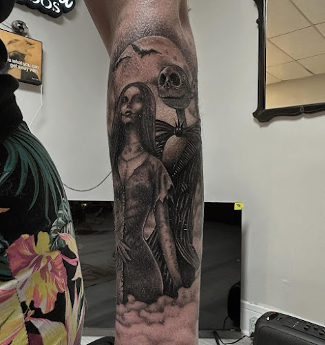 The Electric Quill tattoo shop in Haskins, Ohio