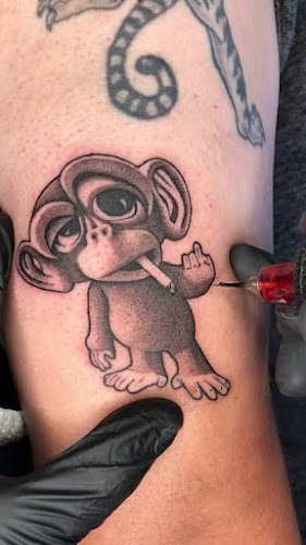 Inked Moto Garage tattoo shop in Hixson, Tennessee