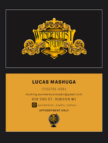 Wanderlust Studio tattoo shop in Hudson, Wisconsin