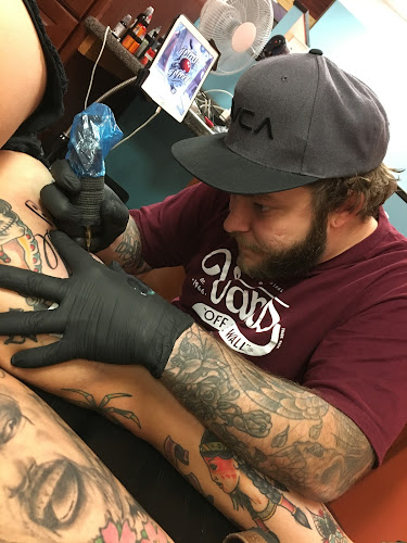 Harm The Karma tattoo shop in Jacksonville, North Carolina