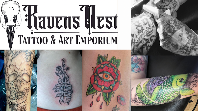 The Ravens Nest Tattoo Studio and Art Emporium tattoo shop in Jermyn, Pennsylvania