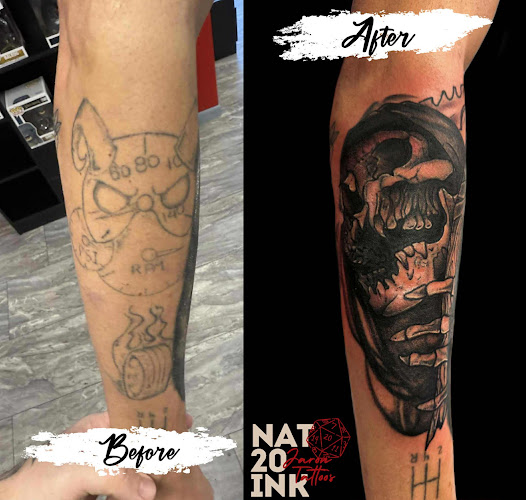 Nat 20 Ink tattoo shop in Johnstown, Pennsylvania