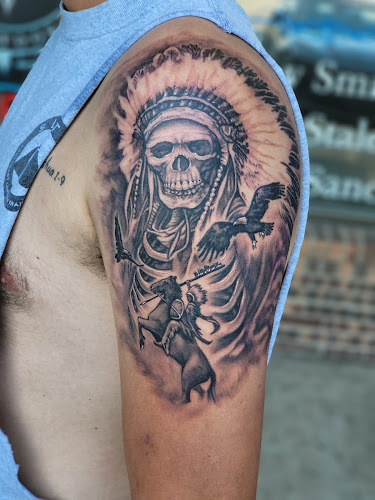 The Guilty Monkey Tattoo Company tattoo shop in Knob Noster, Missouri