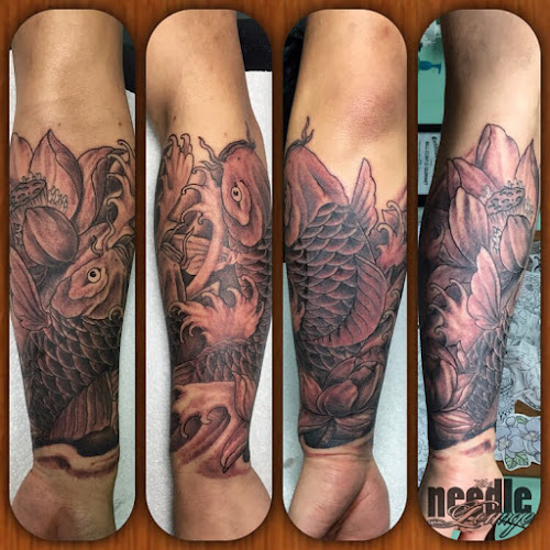 The Needle Lounge tattoo shop in Lakewood, Washington