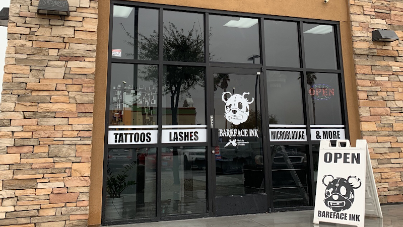 BareFace Ink. tattoo shop in Las Vegas, Nevada