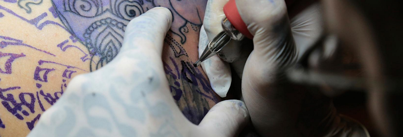 Cleen Rock One's Golden Skull Tattoo tattoo shop in Las Vegas, Nevada