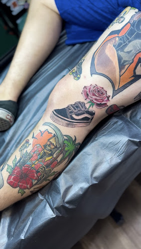 The Emerald Ink Parlor tattoo shop in Las Vegas, Nevada