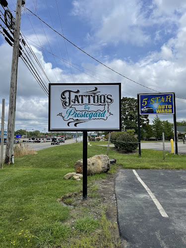 Tattoos by Prestegard tattoo shop in Meadville, Pennsylvania