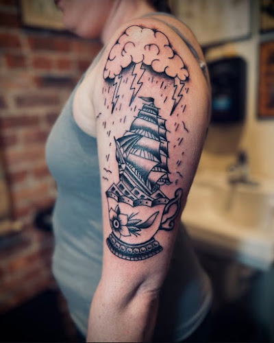 Black Whiskey Ink tattoo shop in Milford, New York