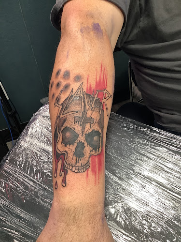 Kiss of Death Ink tattoo shop in Mineola, Texas