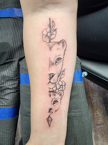 The Sapphire Lounge tattoo shop in Muscatine, Iowa