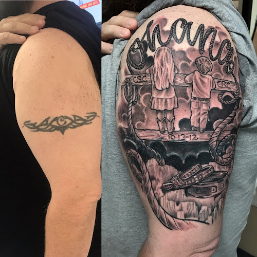 Tattoo Artist Victor Trujillo tattoo shop in Napa, California