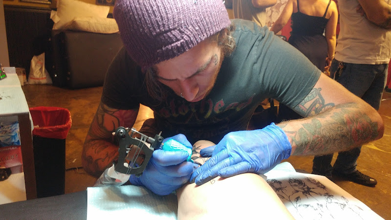 Grit N Glory tattoo shop in New York, New York