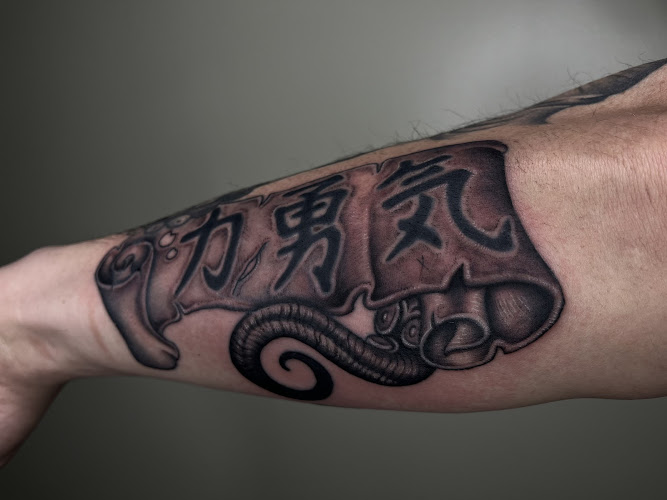 Tinta Sagrada Tattoo and Art Collective tattoo shop in Northfield, Minnesota