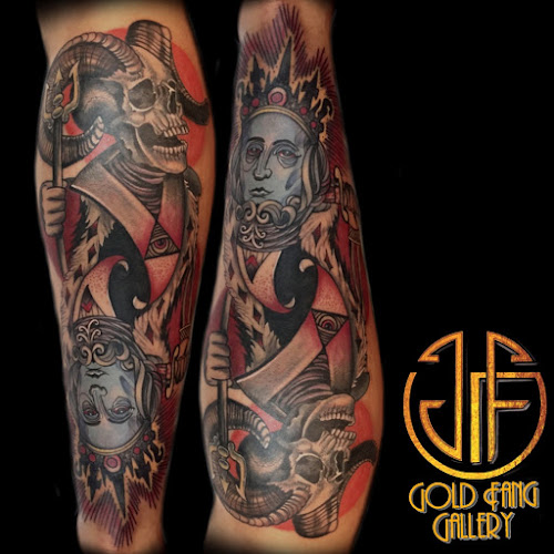 Gold Fang Gallery tattoo shop in Oklahoma City, Oklahoma