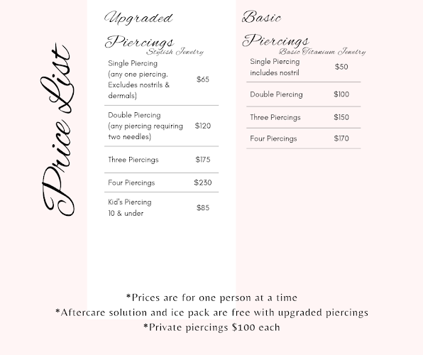 Luxe Piercings tattoo shop in Pontotoc, Mississippi