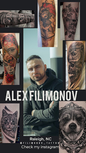Filimonov tattoo tattoo shop in Raleigh, North Carolina