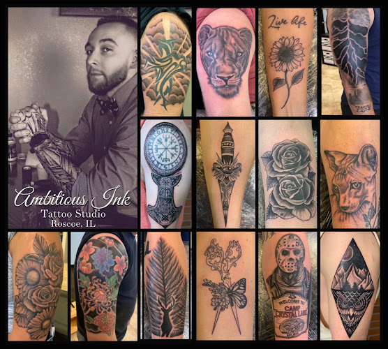 Ambitious Ink Tattoo Studio tattoo shop in Roscoe, Illinois