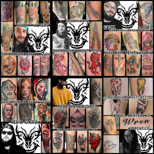 Drunken Monkey Tattoo Saginaw Township - Professional tattoo shop in Saginaw, Michigan