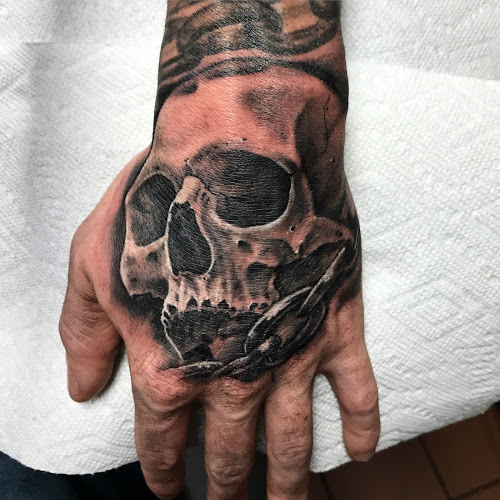 MIKE CHRISTIE tattoo shop in Salem, Massachusetts