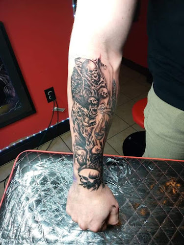 The Ink Spot tattoo shop in Schofield, Wisconsin