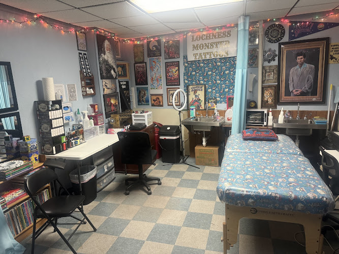 Lochness Monster Tattoos tattoo shop in Spencer, Massachusetts
