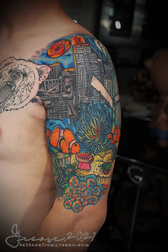 Tattoo's From Grease tattoo shop in St Paul, Minnesota