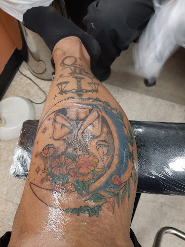 Johnson Tattoo - Roscoe Now At Cherokee Creek tattoo shop in Taylor, Michigan