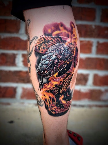 The Neon Attic tattoo shop in Tifton, Georgia