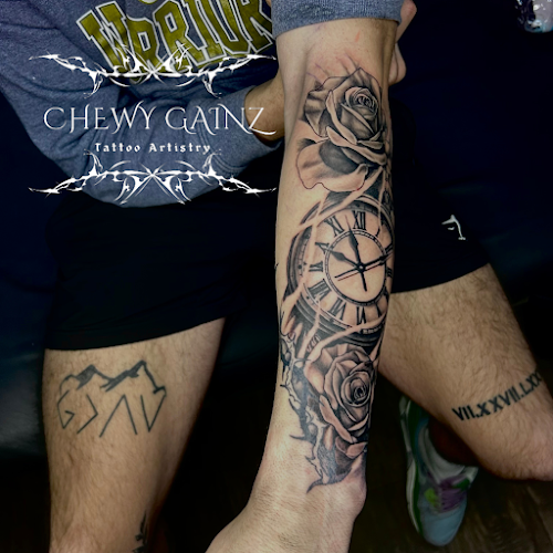 Inkedbychewy tattoo shop in Warren, Ohio
