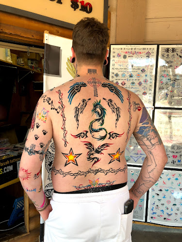 Temporary Tattoos EBAGO tattoo shop in Wisconsin Dells, Wisconsin